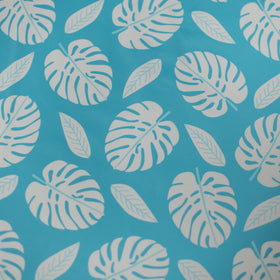 Performance Polo Palm Print Teal