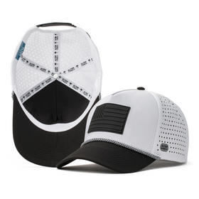 Coaster Splash Classic Black White Flag