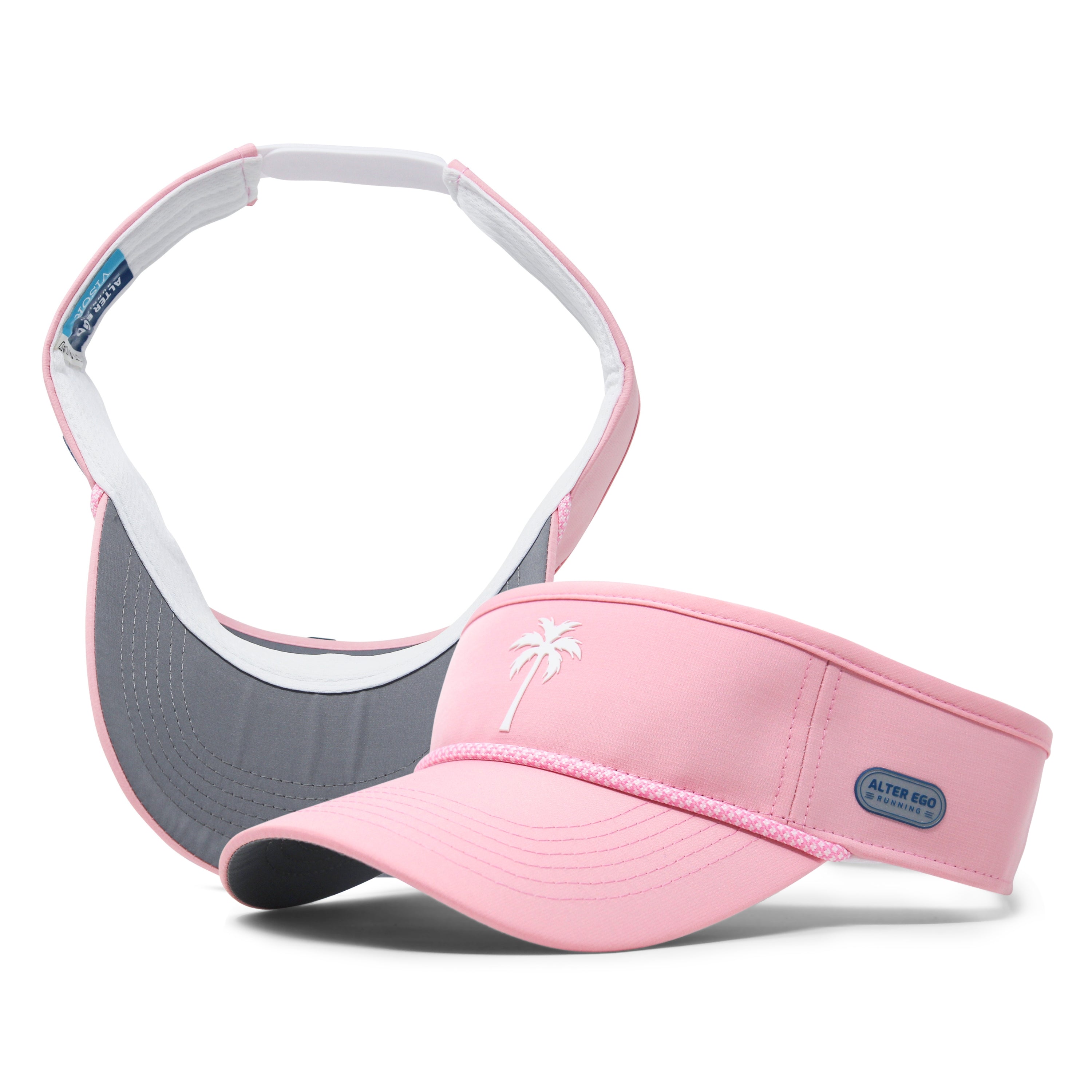 Visor Splash Pink White Palm