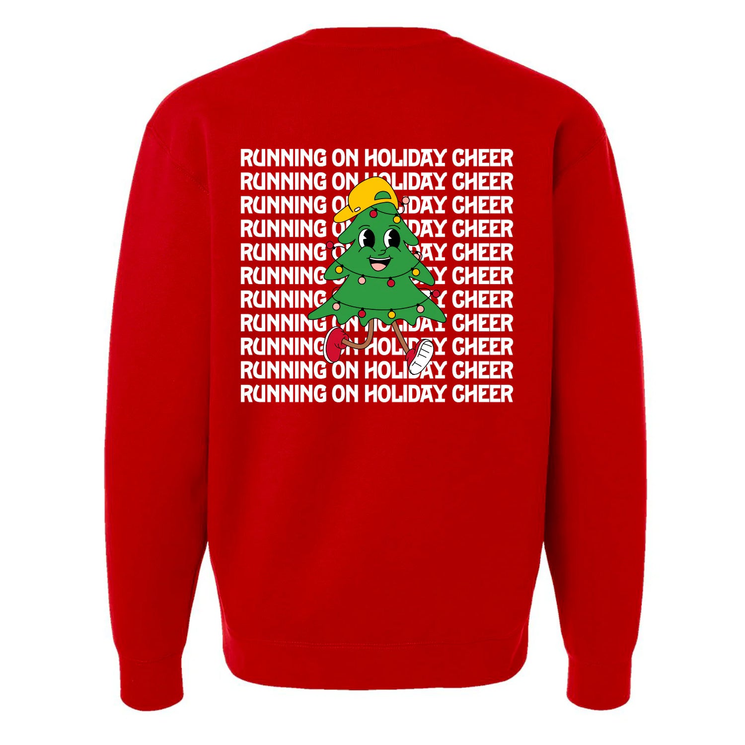 Sweatshirt Holiday Running Tree