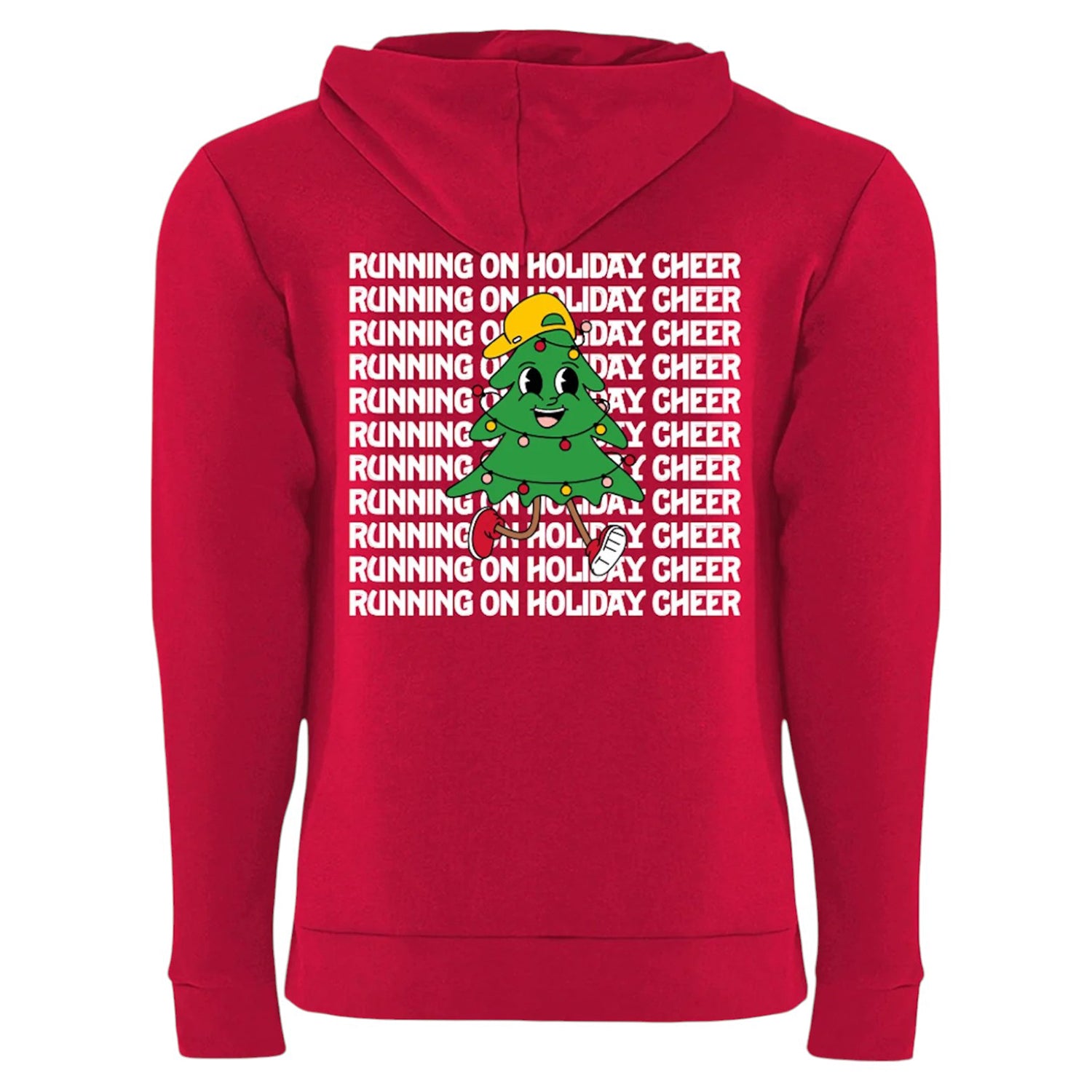 Holiday Hoodie Running Tree