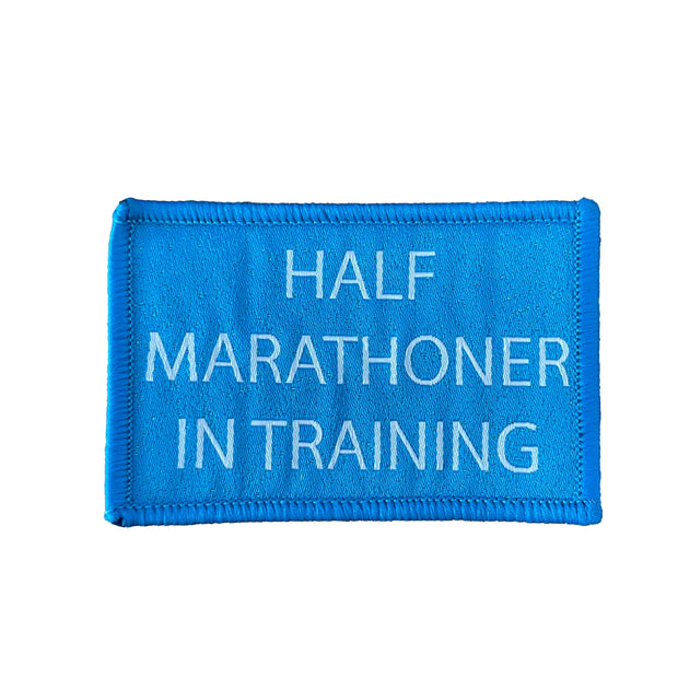 Half Marathoner In Training - Screen Printed Velcro Patch