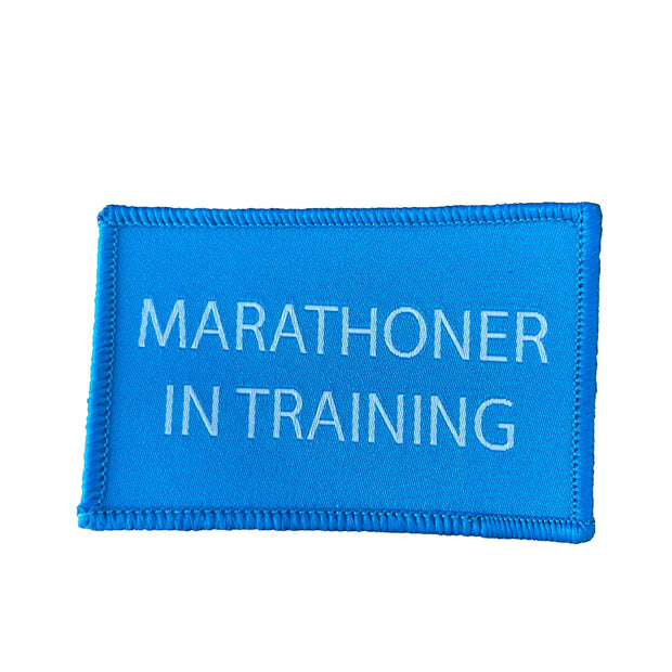 Marathoner In Training - Screen Printed Velcro Patch