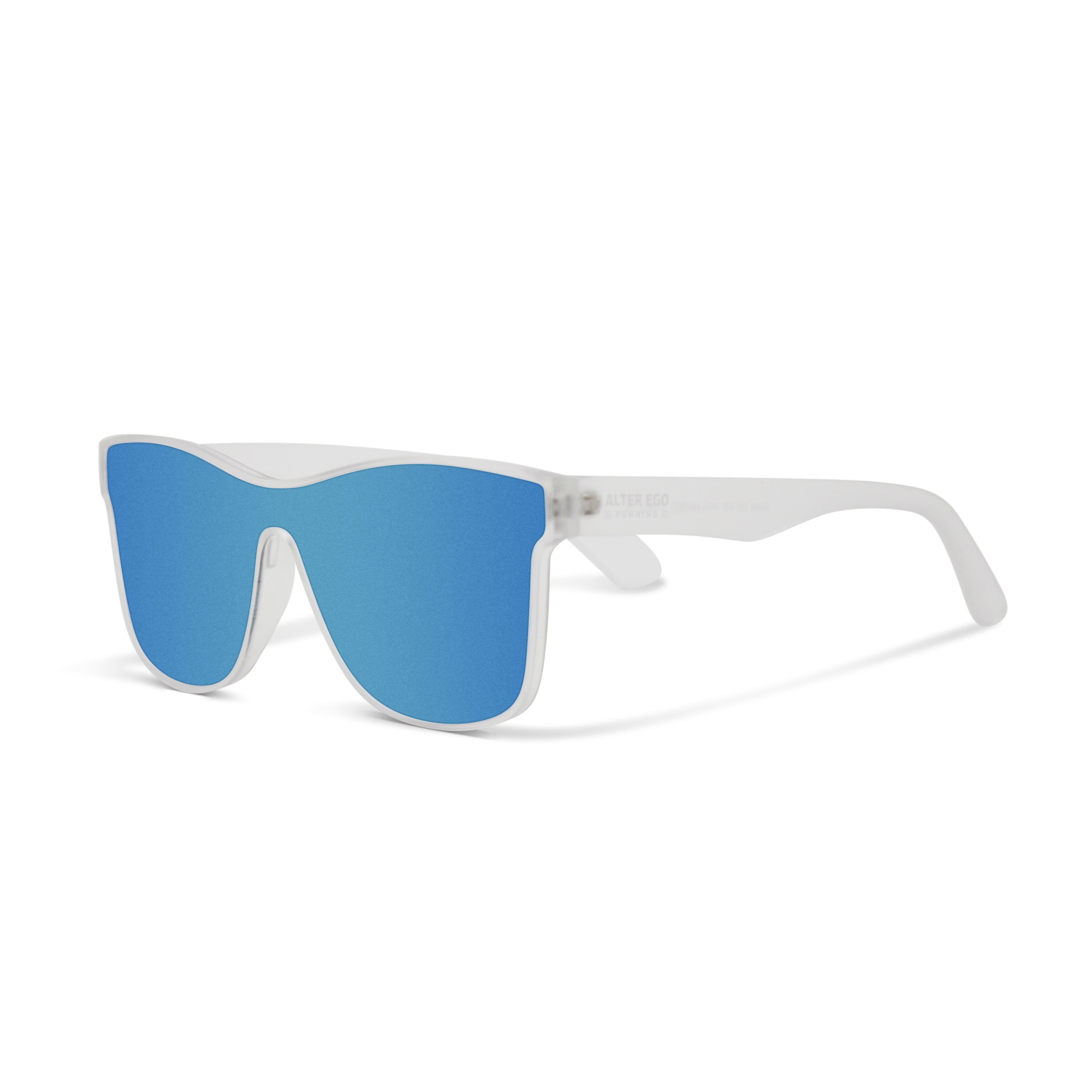 INFINITY - FROSTED CLEAR | BLUE POLARIZED LENS