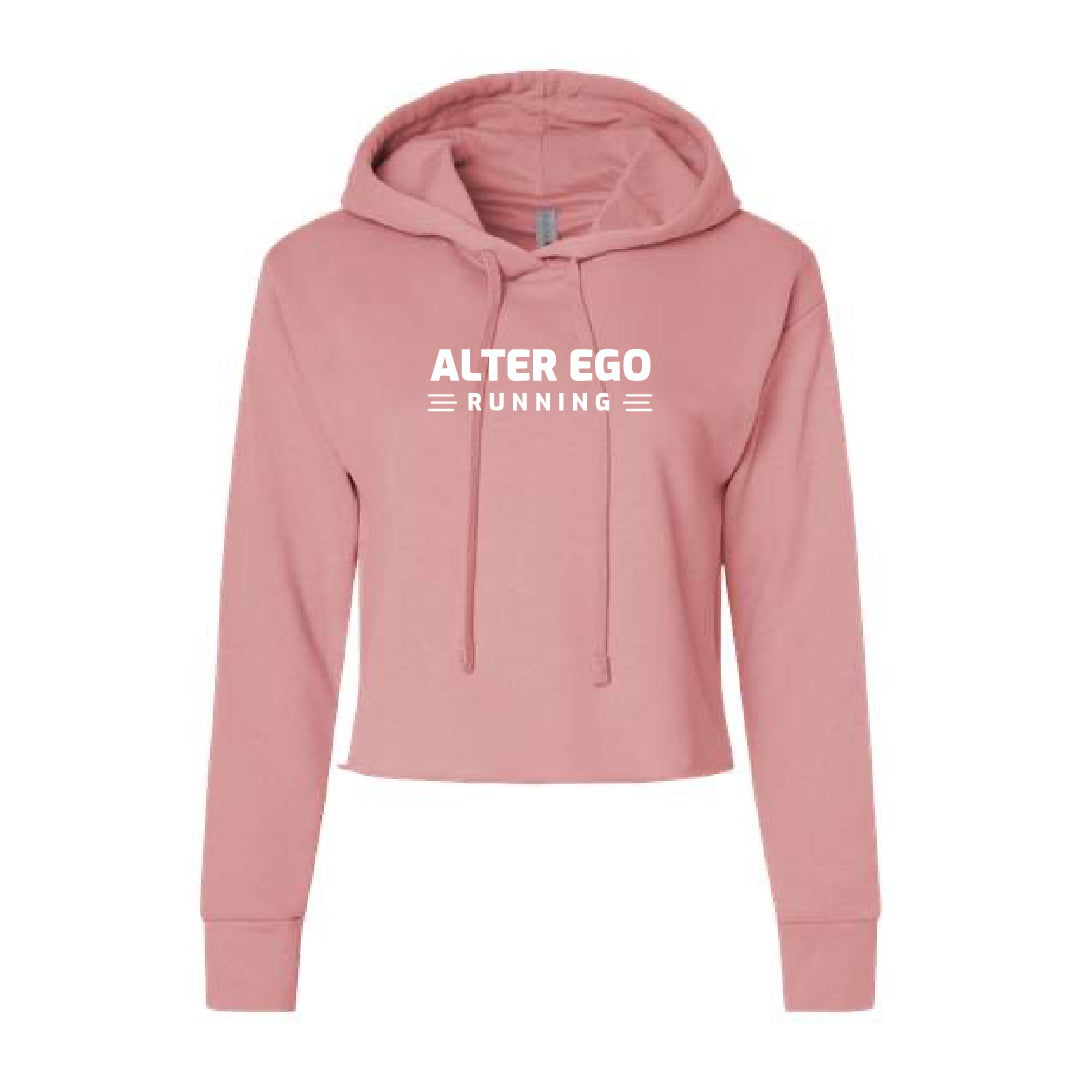 Women's Crop Hoodie Desert Pink (Xl Only)